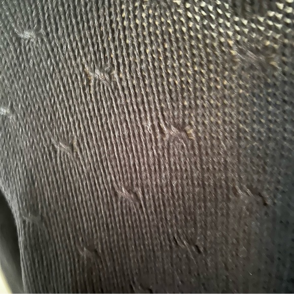 Vintage Fall autumn black cardigan knit size Medium - Picture 5 of 10